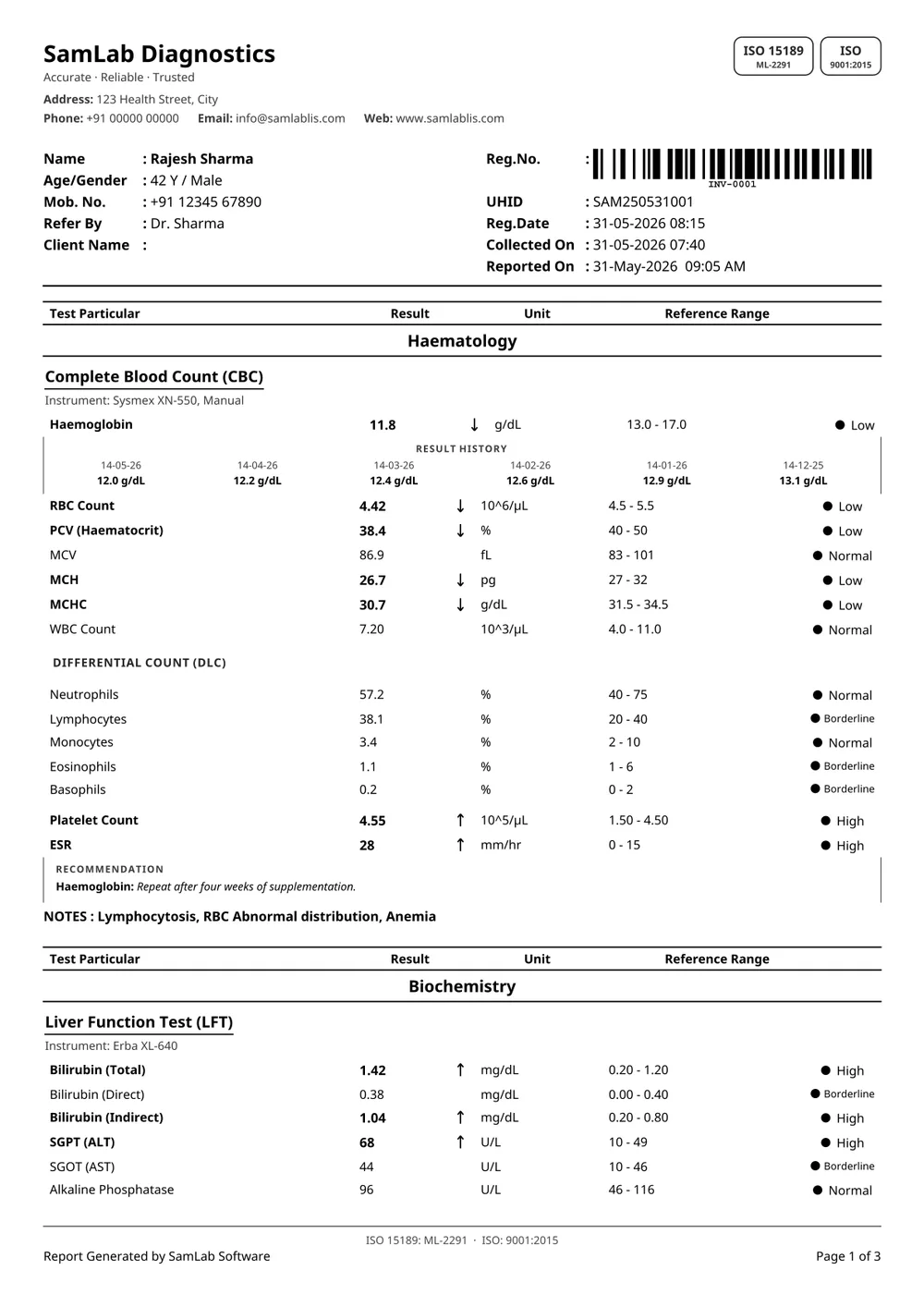 Basic 2 report, black & white print